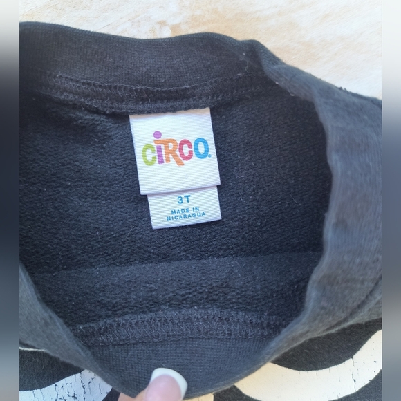 Circo Toddler Boys Skeleton Halloween Sweatshirt Pullover Black White Size 3T - Picture 3 of 4